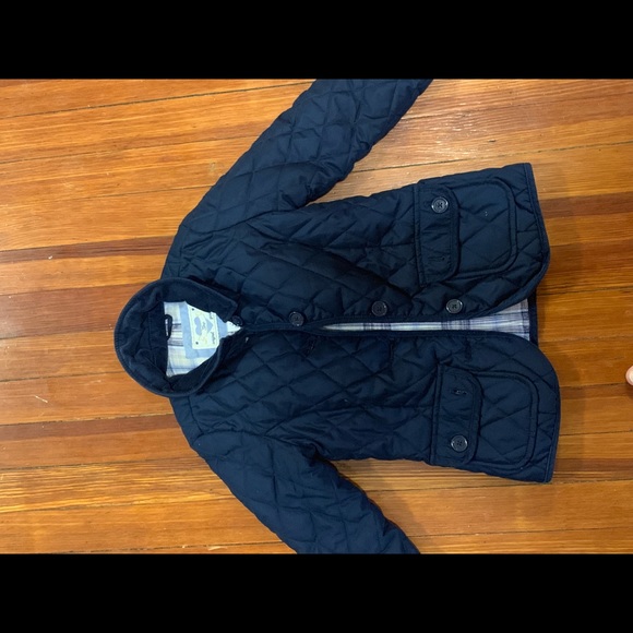 Gap girls puff coat navy blue - Picture 1 of 2